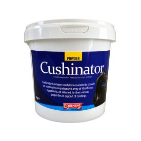   Cushinator – Kiegészítő takarmány Cushing kóros, inzulin
 rezisztens, metabolikus szindrómás lovak számára 2 kg