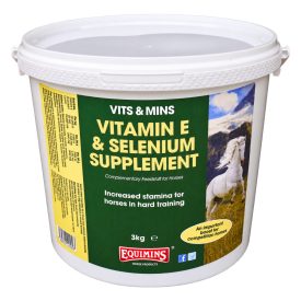   Vitamin E & Selenium Supplement – E-vitamin, szelén és lizin kiegészítő por 3 kg vödör