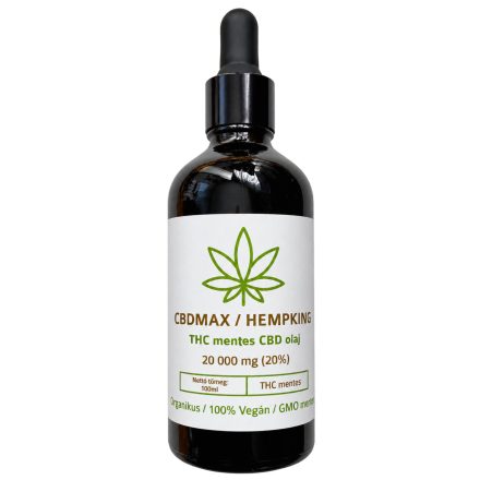 EQUIHEMP THC-mentes CBD olaj 100 ml (20 000 mg) 20%