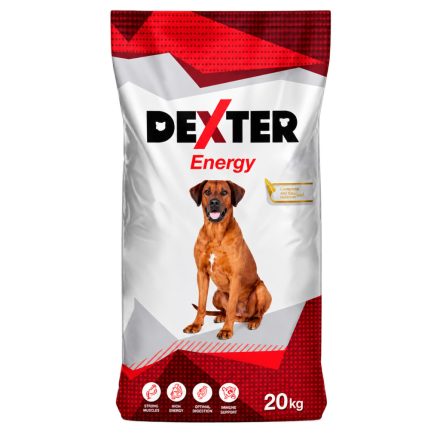 REX DEXTER Energy szárazeledel kölyök és felnőtt kutyáknak