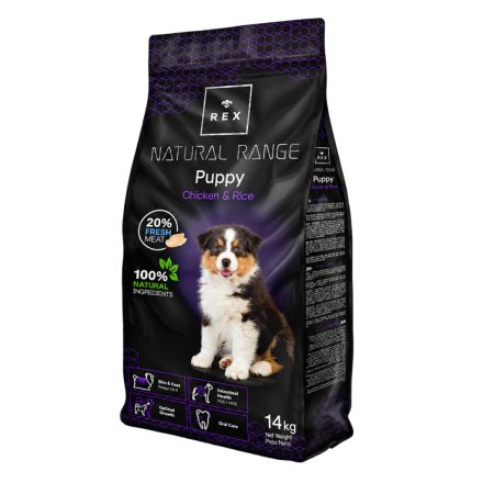 Rex Natural Range Puppy – Chicken & Rice csirkés-rizses kölyöktáp kutyaeledel