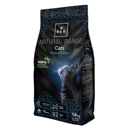 Rex Natural Range Adult Cat – Chicken & Rice csirkés rizses gazdaságos macskaeledel