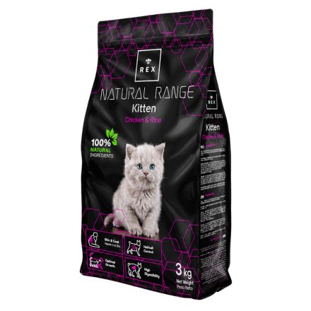 Rex Natural Range Kitten kölyök macskaeledel