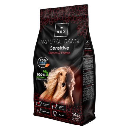 Rex Natural Range Sensitive – Salmon & Potato lazacos burgonyás hipoallergén szárazeledel