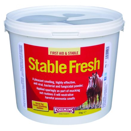 Stable Fresh Dry Bed Powder – Istálló, alom szagtalanító por - 5 kg vödör